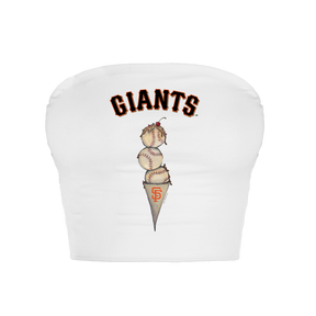 San Francisco Giants Triple Scoop Crop Tube Top