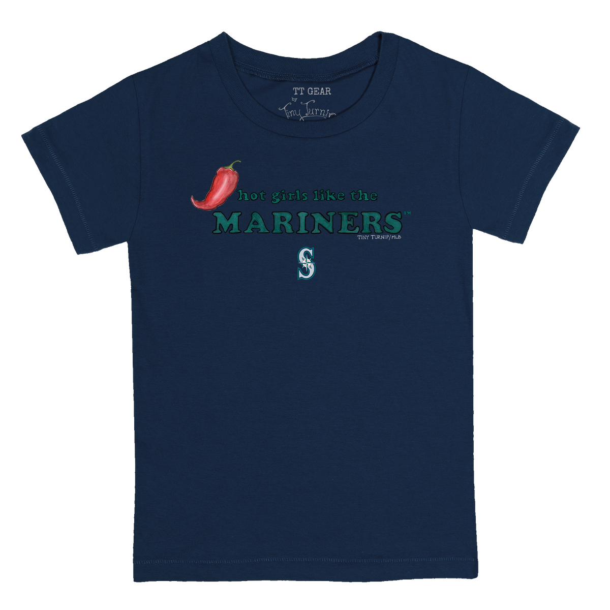 Seattle Mariners Hot Girls Women's Baby Tee Shirt