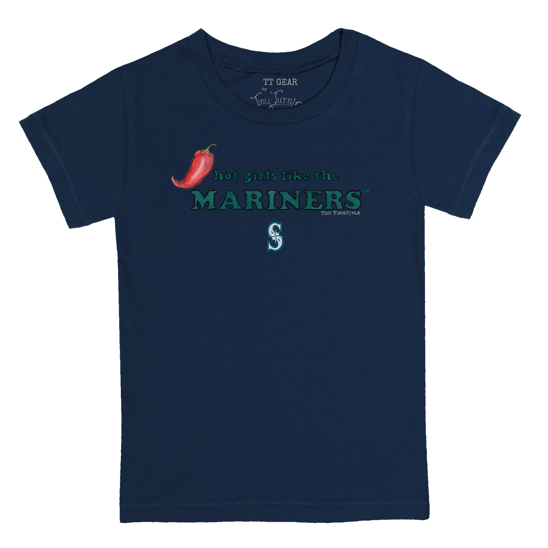 Seattle Mariners Hot Girls Women's Baby Tee Shirt