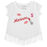 Seattle Mariners Lipstick Fringe Tee - Tiny Turnip