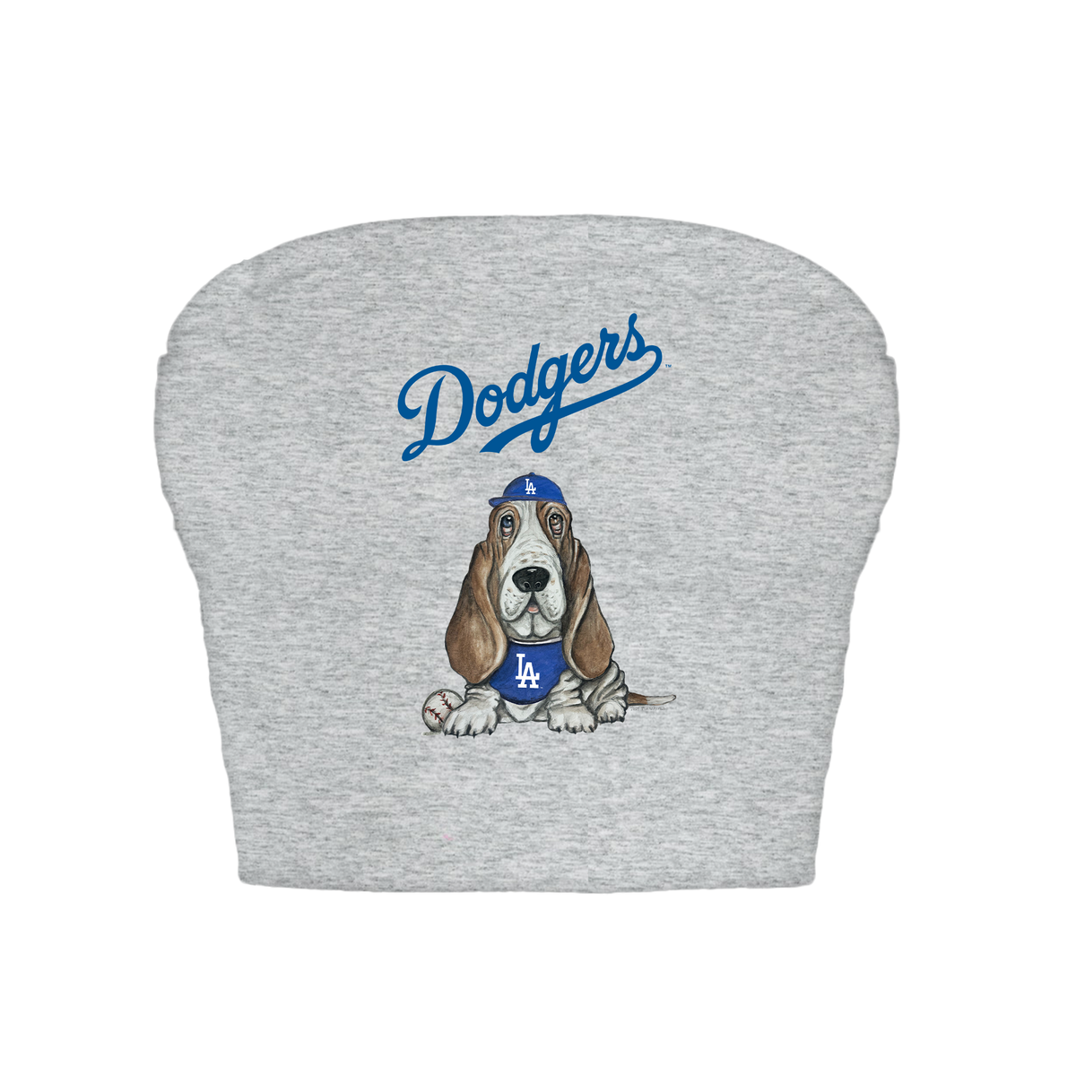 Los Angeles Dodgers Puddy Crop Tube Top