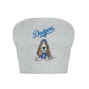 Los Angeles Dodgers Puddy Crop Tube Top