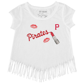 Pittsburgh Pirates Lipstick Fringe Tee - Tiny Turnip