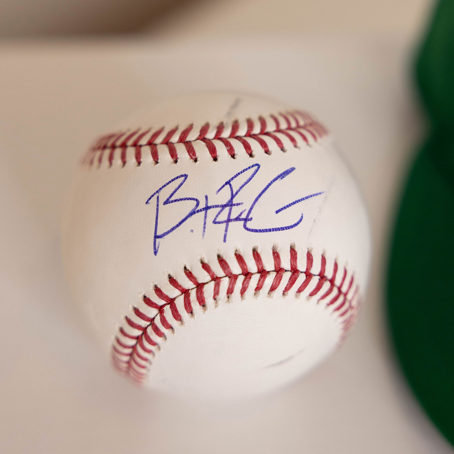 Oakland Athletics Brent Rooker Signed Baseball Auction