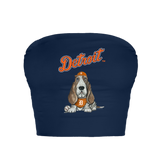Detroit Tigers Puddy Crop Tube Top
