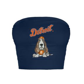 Detroit Tigers Puddy Crop Tube Top