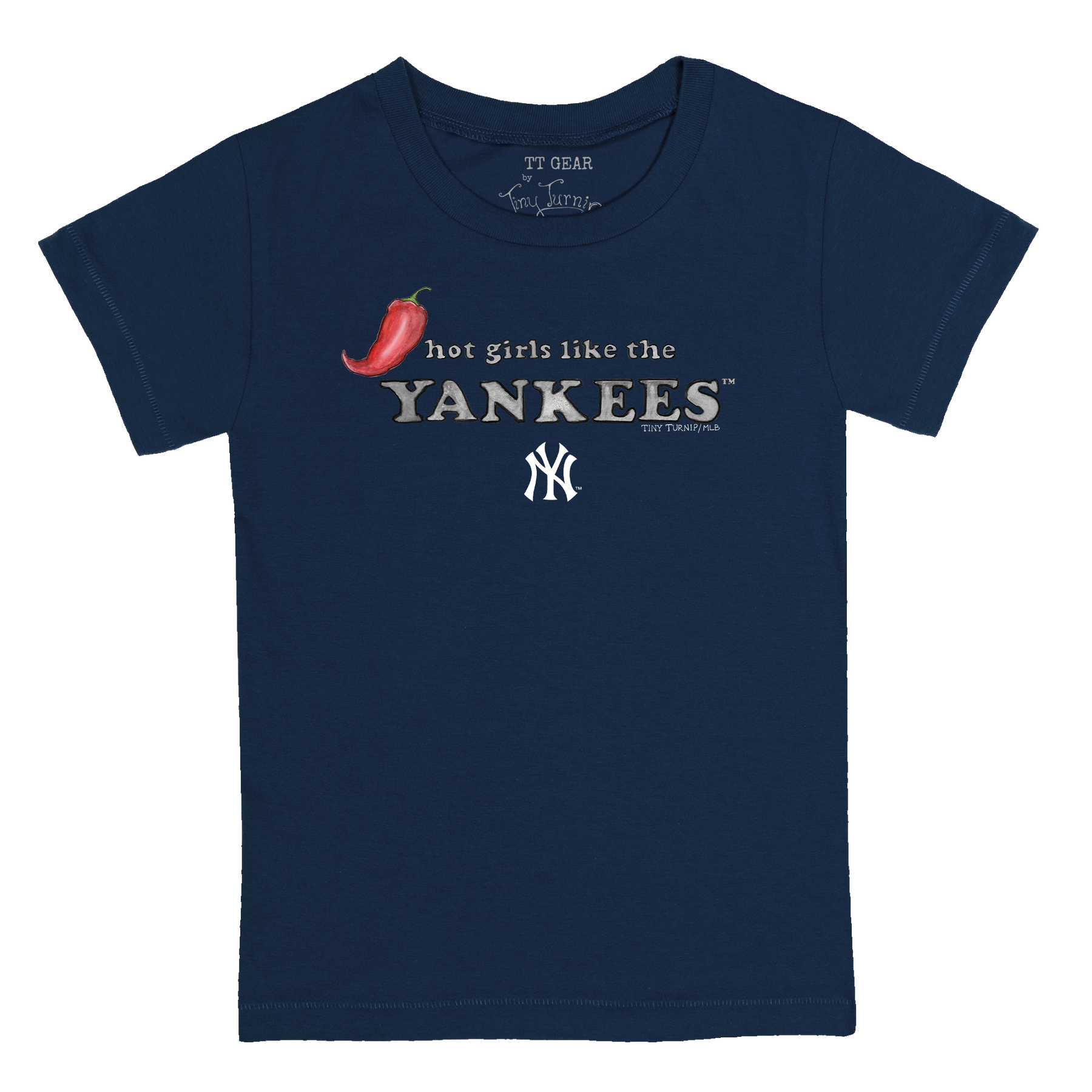 New York Yankees Hot Girls Women's Baby Tee Shirt