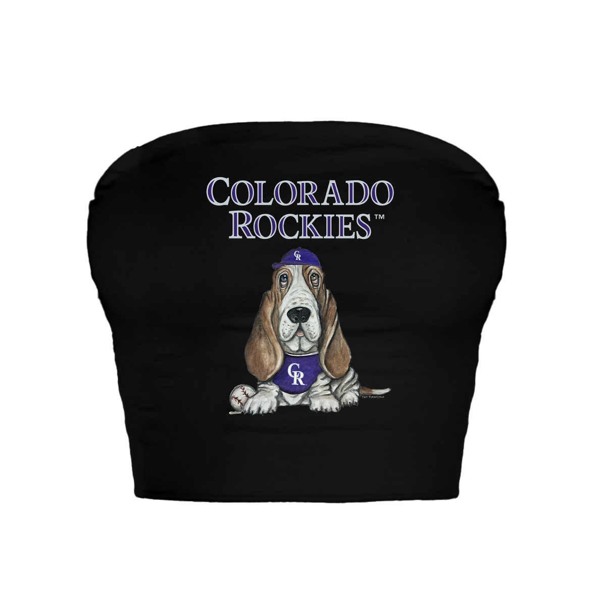 Colorado Rockies Puddy Crop Tube Top