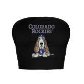 Colorado Rockies Puddy Crop Tube Top