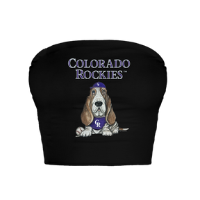 Colorado Rockies Puddy Crop Tube Top