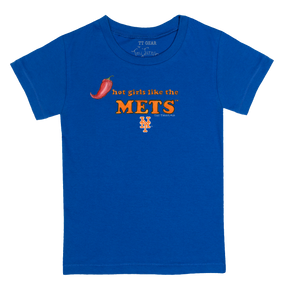 New York Mets Hot Girls Women's Baby Tee Shirt