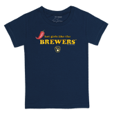 Milwaukee Brewers Hot Girls Women's Baby Tee Shirt