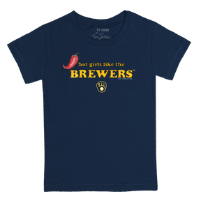 Milwaukee Brewers Hot Girls Women's Baby Tee Shirt