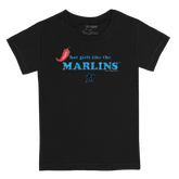 Miami Marlins Hot Girls Women's Baby Tee Shirt