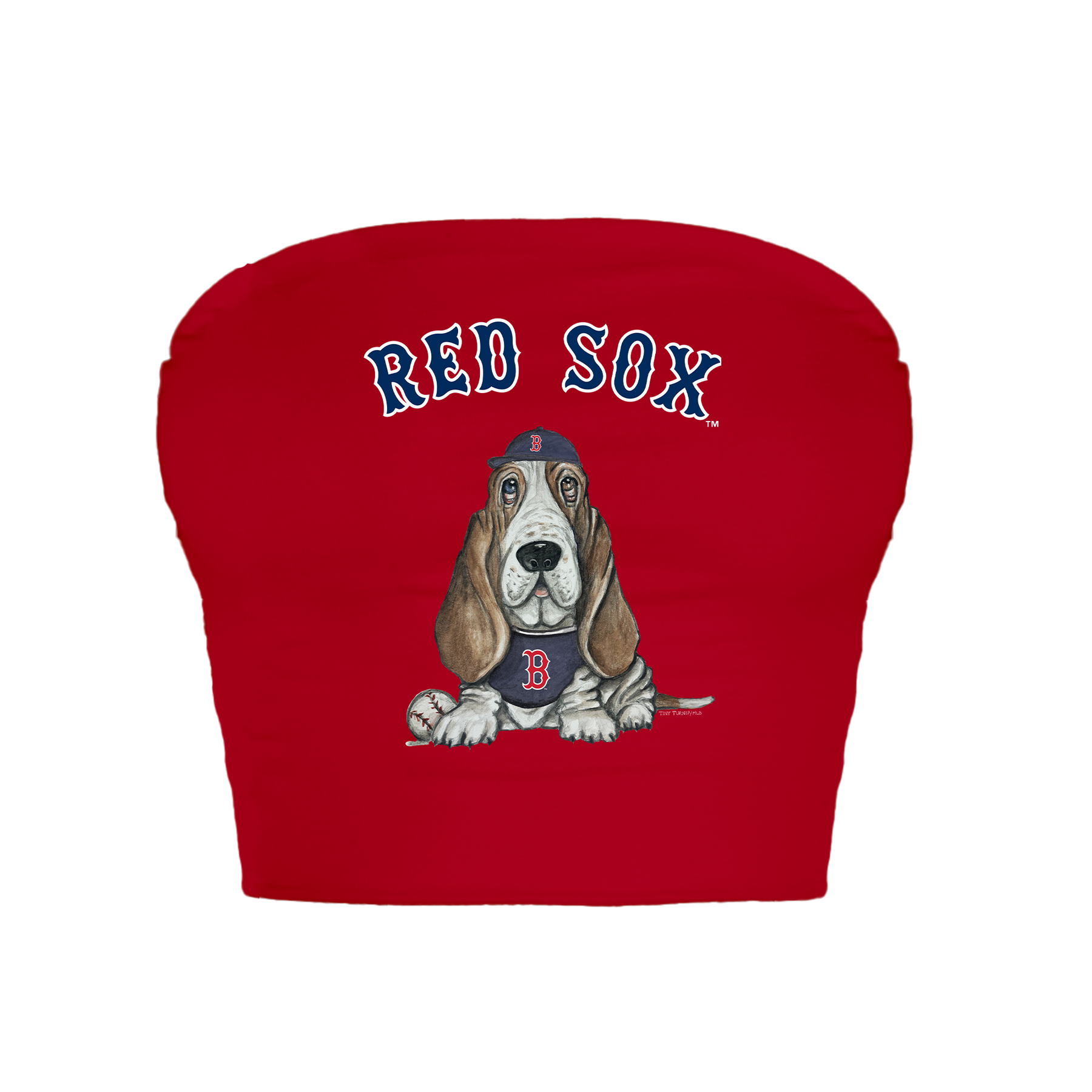 Boston Red Sox Puddy Crop Tube Top