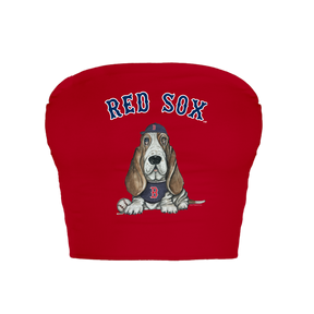 Boston Red Sox Puddy Crop Tube Top