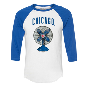 Chicago Cubs Fan 3/4 Royal Blue Sleeve Raglan