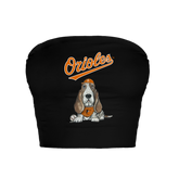 Baltimore Orioles Puddy Crop Tube Top