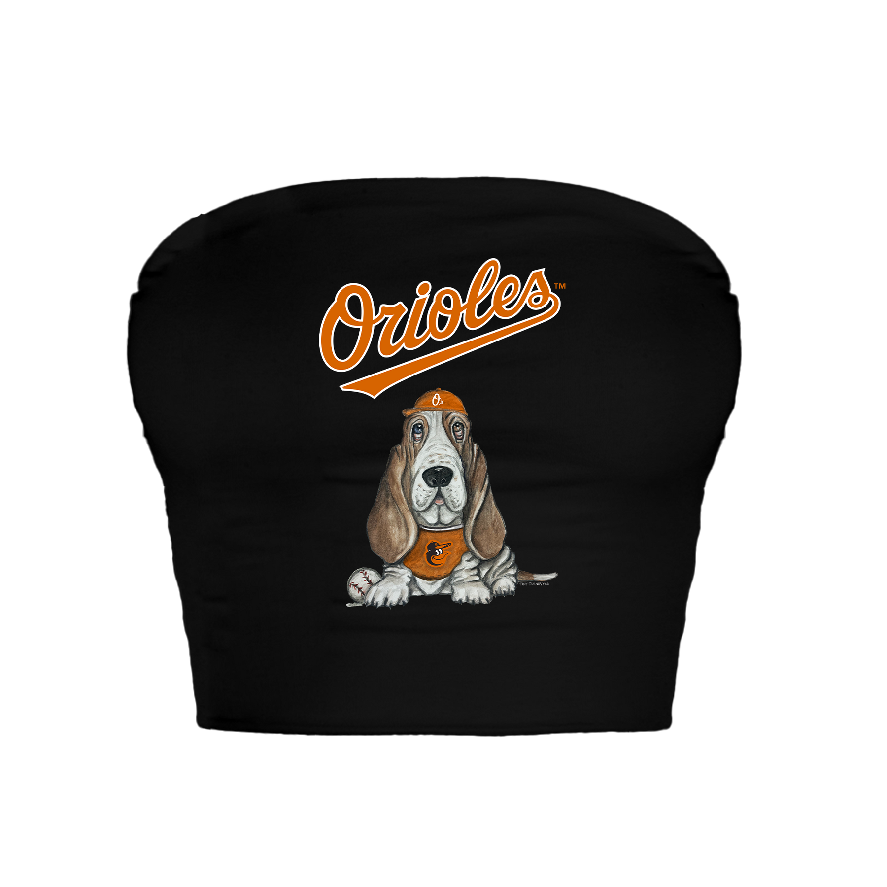 Baltimore Orioles Puddy Crop Tube Top