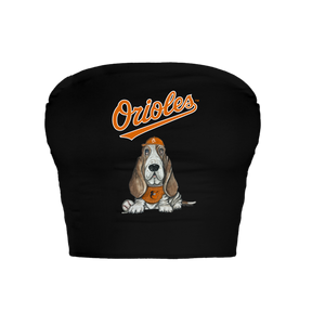 Baltimore Orioles Puddy Crop Tube Top