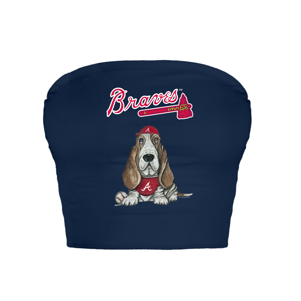 Atlanta Braves Puddy Crop Tube Top