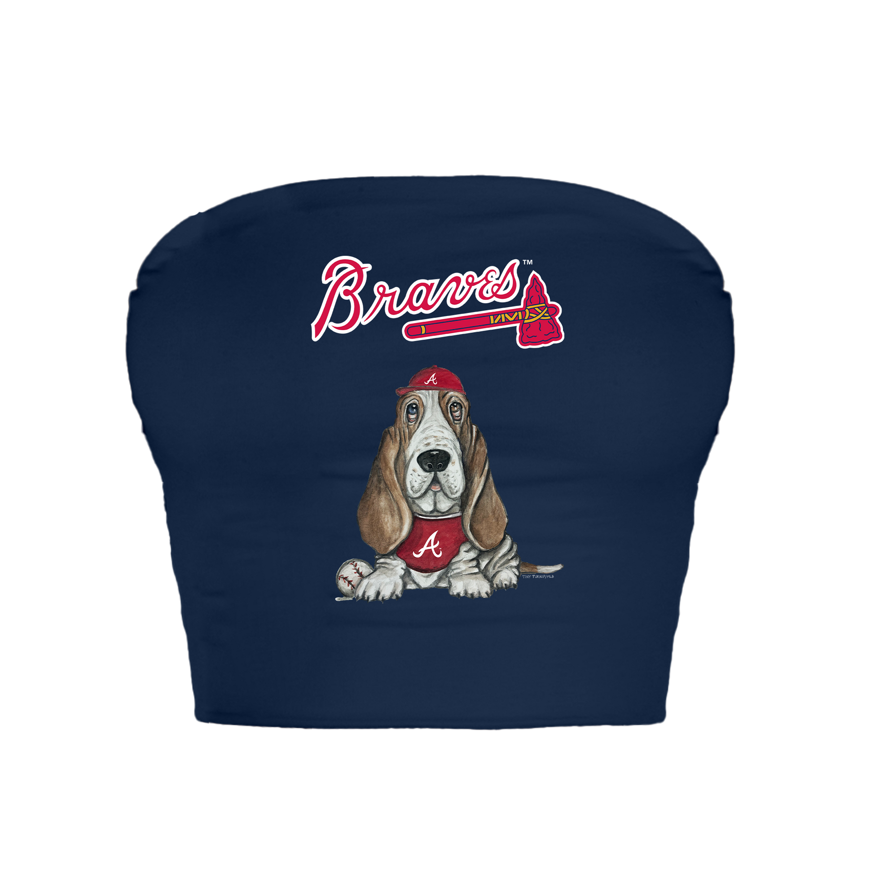 Atlanta Braves Puddy Crop Tube Top