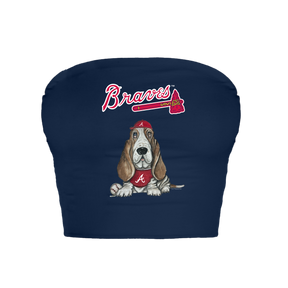 Atlanta Braves Puddy Crop Tube Top