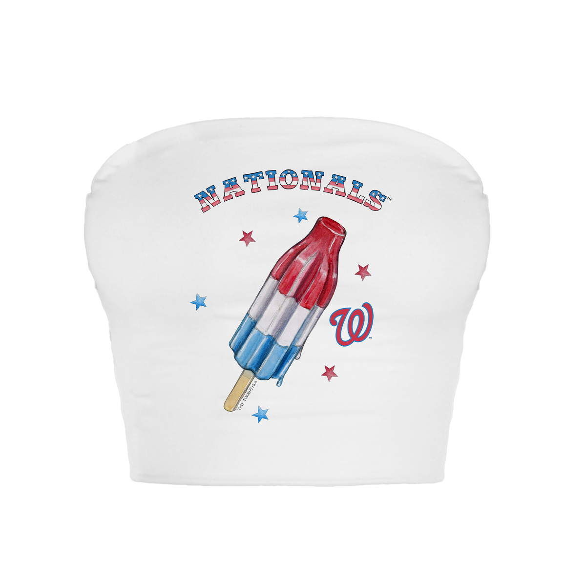 Washington Nationals Rocket Pop Crop Tube Top