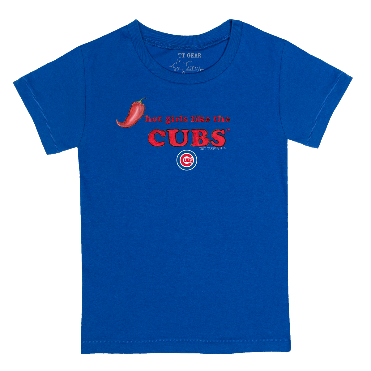 Chicago Cubs Hot Girls Women's Baby Tee Shirt