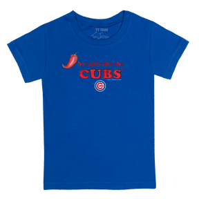 Chicago Cubs Hot Girls Women's Baby Tee Shirt