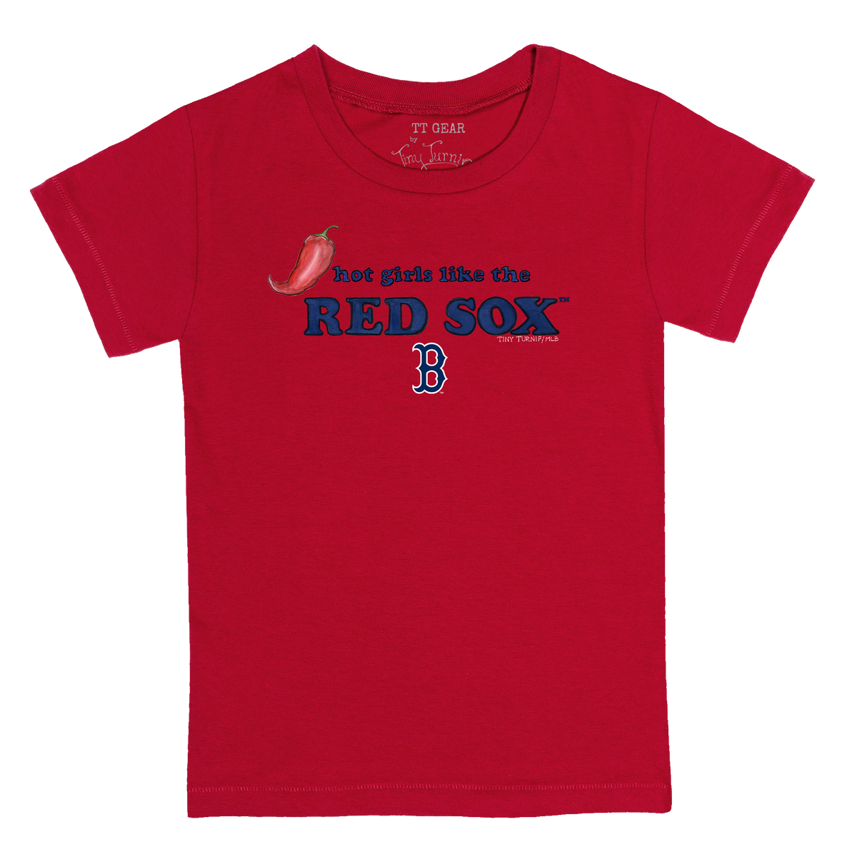 Boston Red Sox Hot Girls Women's Baby Tee Shirt