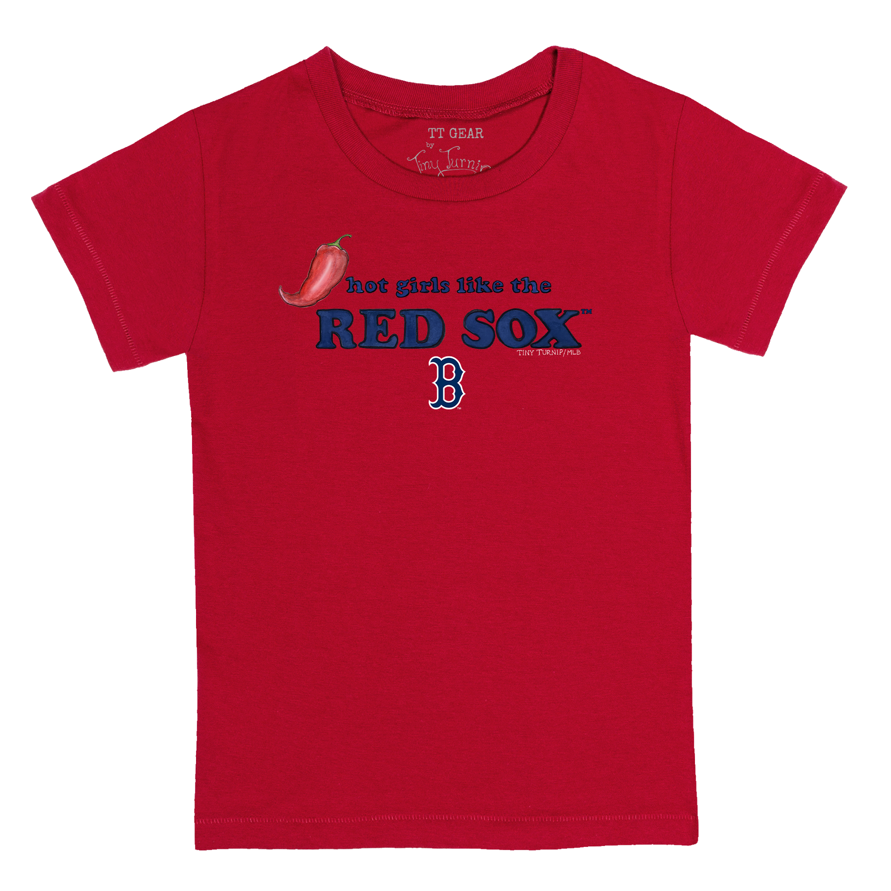 Boston Red Sox Hot Girls Women's Baby Tee Shirt