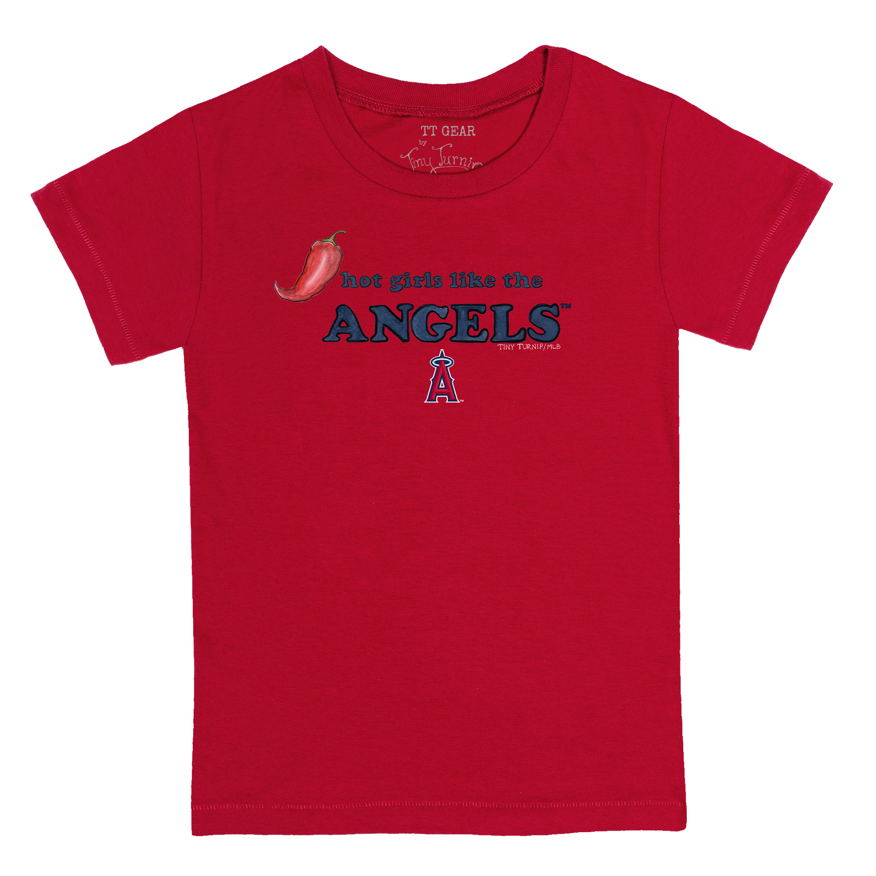 Los Angeles Angels Hot Girls Women's Baby Tee Shirt