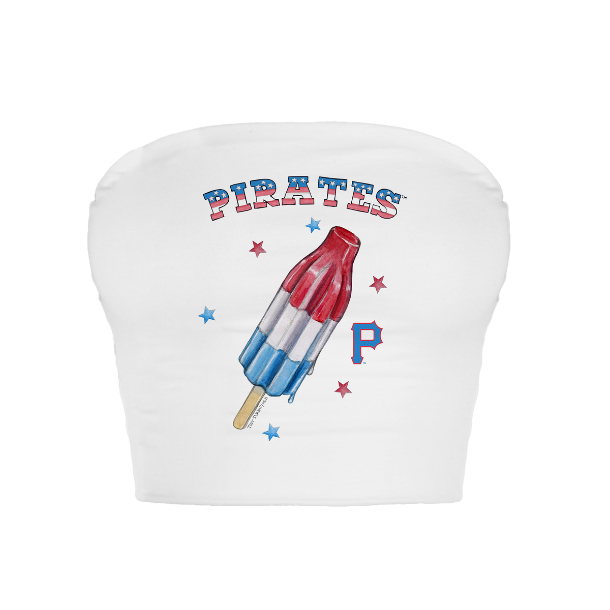 Pittsburgh Pirates Rocket Pop Crop Tube Top