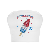 Oakland Athletics Rocket Pop Crop Tube Top