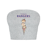 Texas Rangers Triple Scoop Crop Tube Top