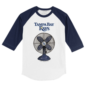 Tampa Bay Rays Fan 3/4 Navy Blue Sleeve Raglan