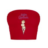 St. Louis Cardinals Triple Scoop Crop Tube Top