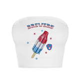 Milwaukee Brewers Rocket Pop Crop Tube Top
