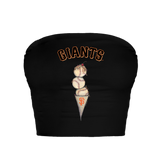 San Francisco Giants Triple Scoop Crop Tube Top