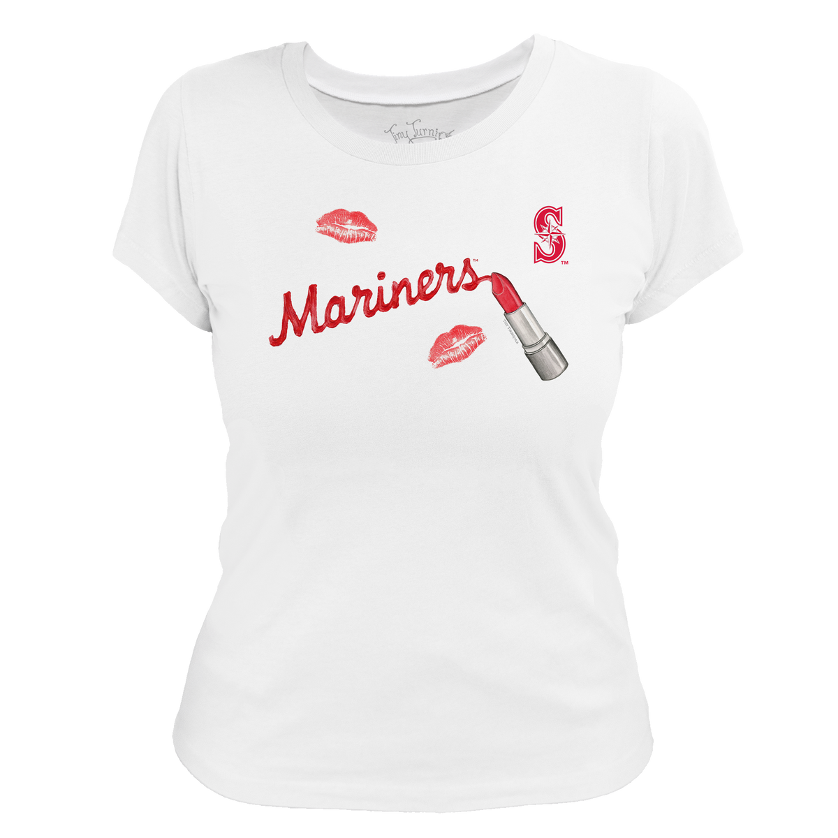 Seattle Mariners Lipstick Women's Tee Shirt - Tiny Turnip