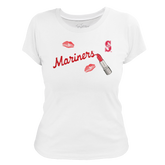 Seattle Mariners Lipstick Women's Tee Shirt - Tiny Turnip