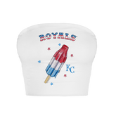 Kansas City Royals Rocket Pop Crop Tube Top