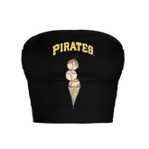Pittsburgh Pirates Triple Scoop Crop Tube Top