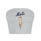 New York Mets Triple Scoop Crop Tube Top