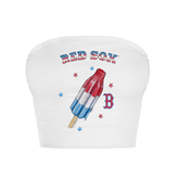 Boston Red Sox Rocket Pop Crop Tube Top