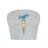 Los Angeles Dodgers Triple Scoop Crop Tube Top