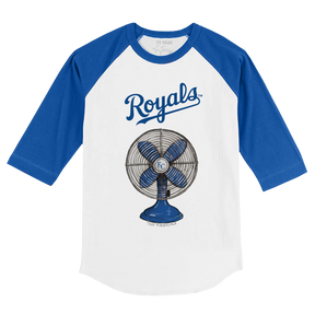 Kansas City Royals Fan 3/4 Royal Blue Sleeve Raglan