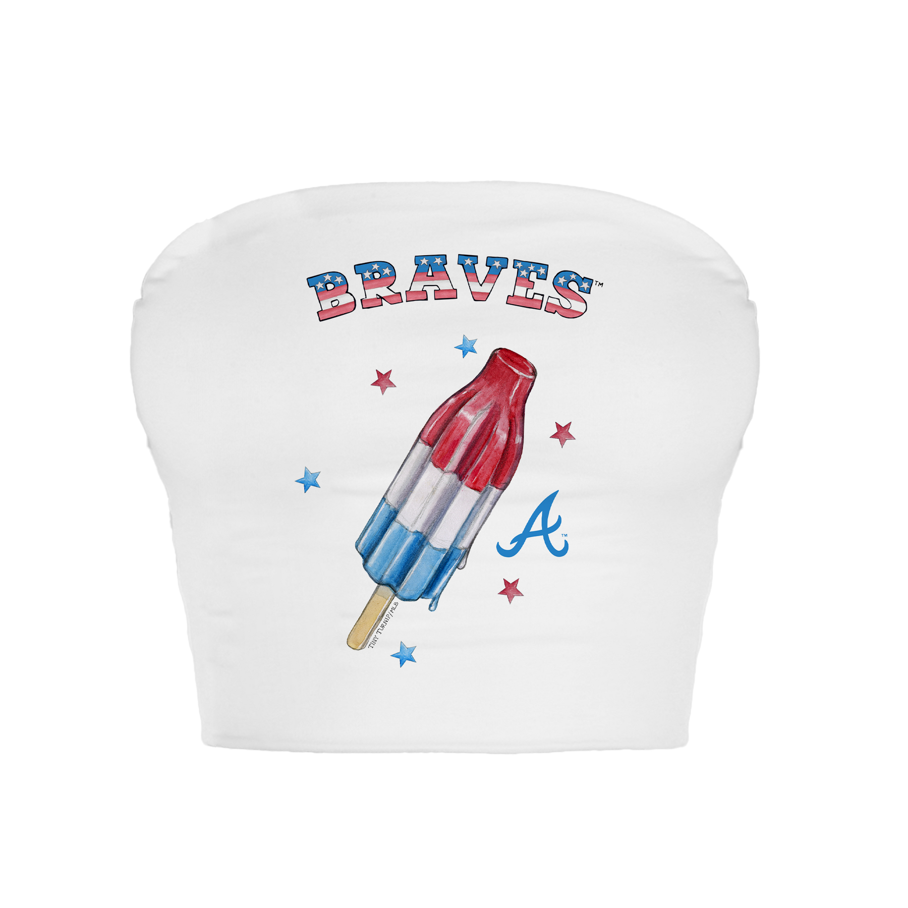 Atlanta Braves Rocket Pop Crop Tube Top