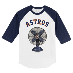 Houston Astros Fan 3/4 Navy Blue Sleeve Raglan